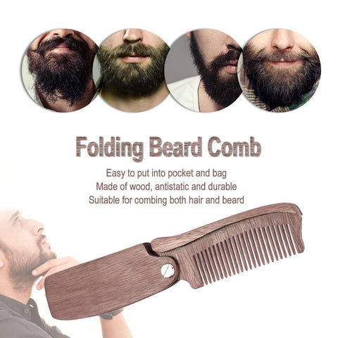 On-The-Go Beard Wooden Comb
